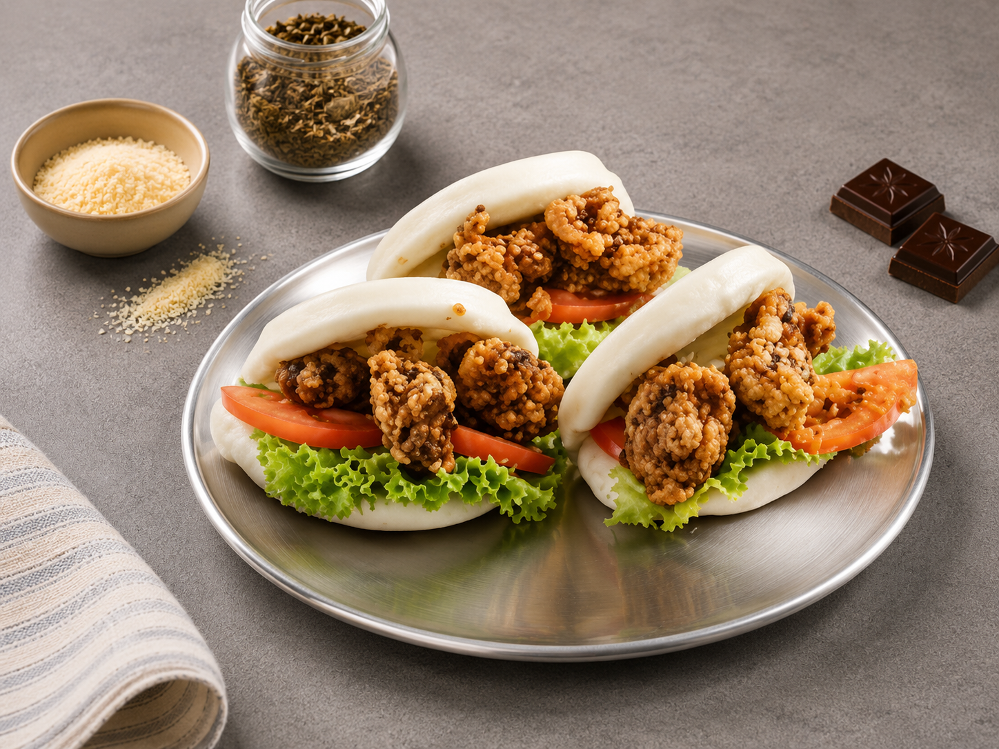 Oriental Black Pepper Bao